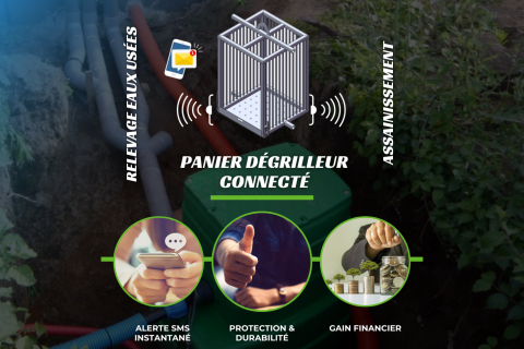 Innovation Station de relevage –  PANIER DÉGRILLEUR connecté